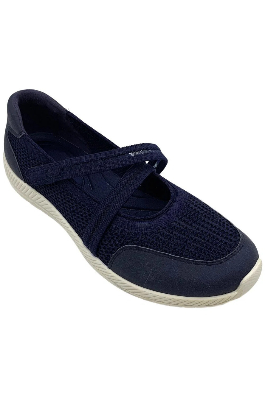 Easy Spirit Women's Gwynn Slip-On Mary Jane Flats Navy - Medium